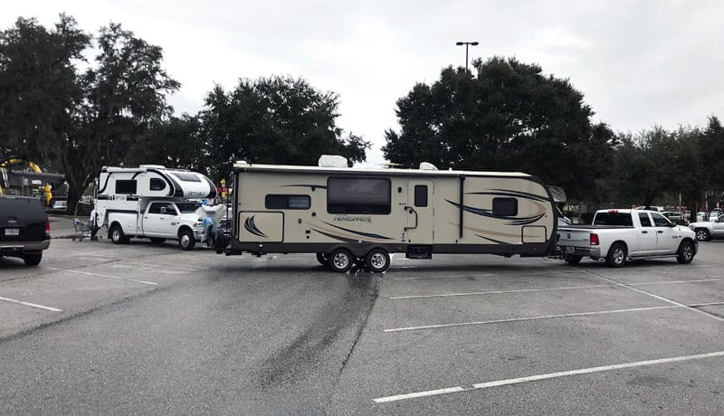 where can you park travel trailers