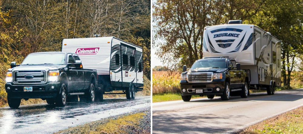 what is the difference between a travel trailer and an rv